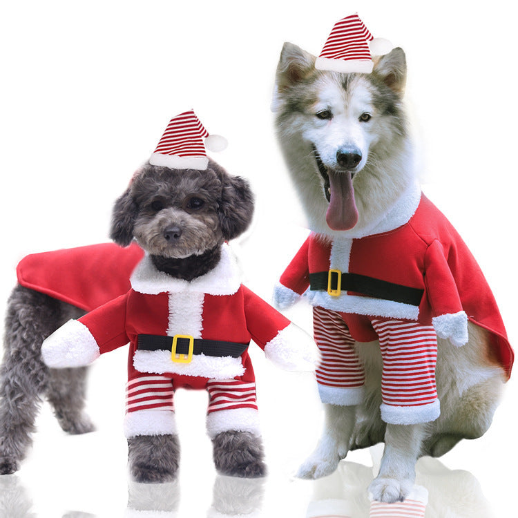 christmas standing santa costume