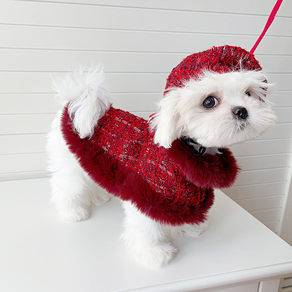 Demure lady christmasy 3 pieces cape