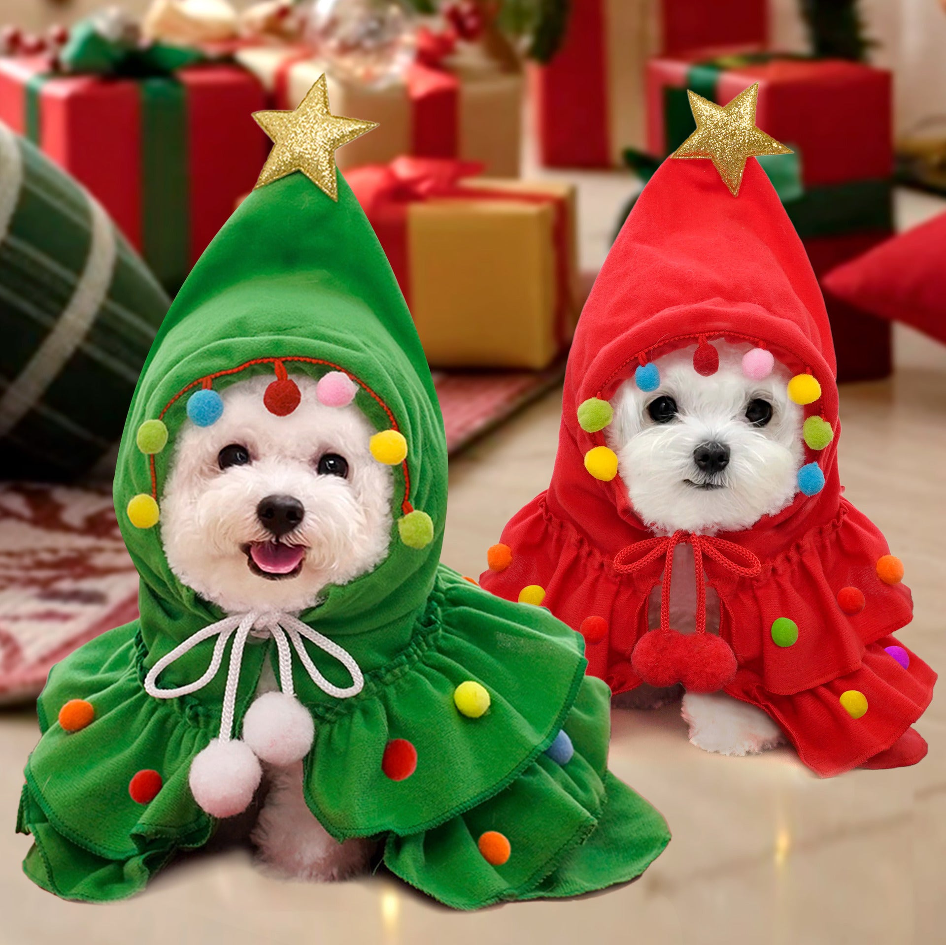 christmas hoodie cape