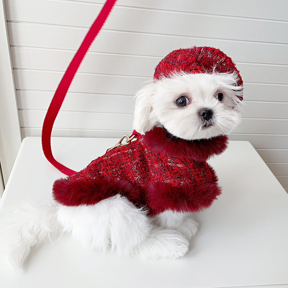 Demure lady christmasy 3 pieces cape