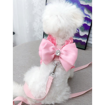 pinky dream bow leash